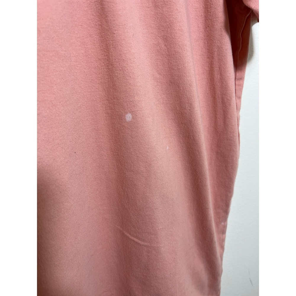 Champion Authentic Athleticwear Mens Salmon Pink Short Sleeve T-Shirt Logo - Picture 3 of 5